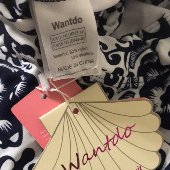 Wantdo Women's Plus Size Swimdress One Piece Swimsuit Slimming Tankini Bathing - Picture 8 of 8